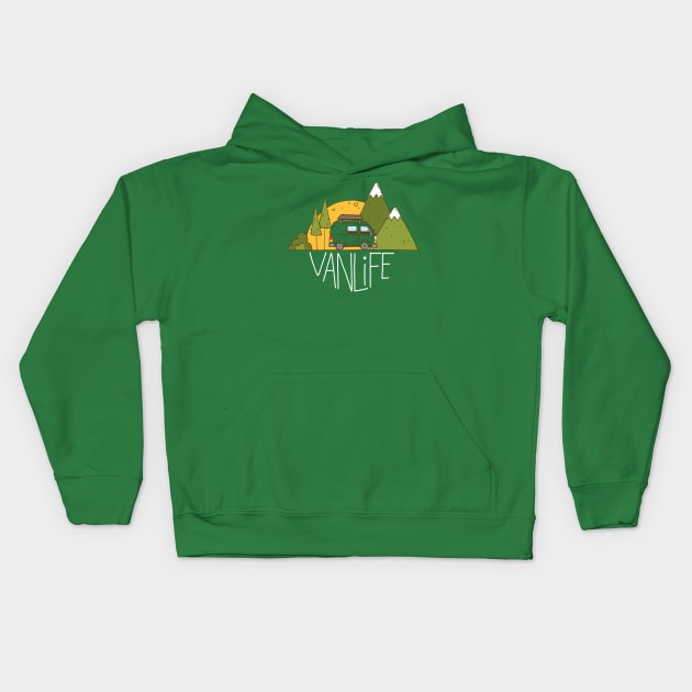 Van Life Kids Hoodie by geep44